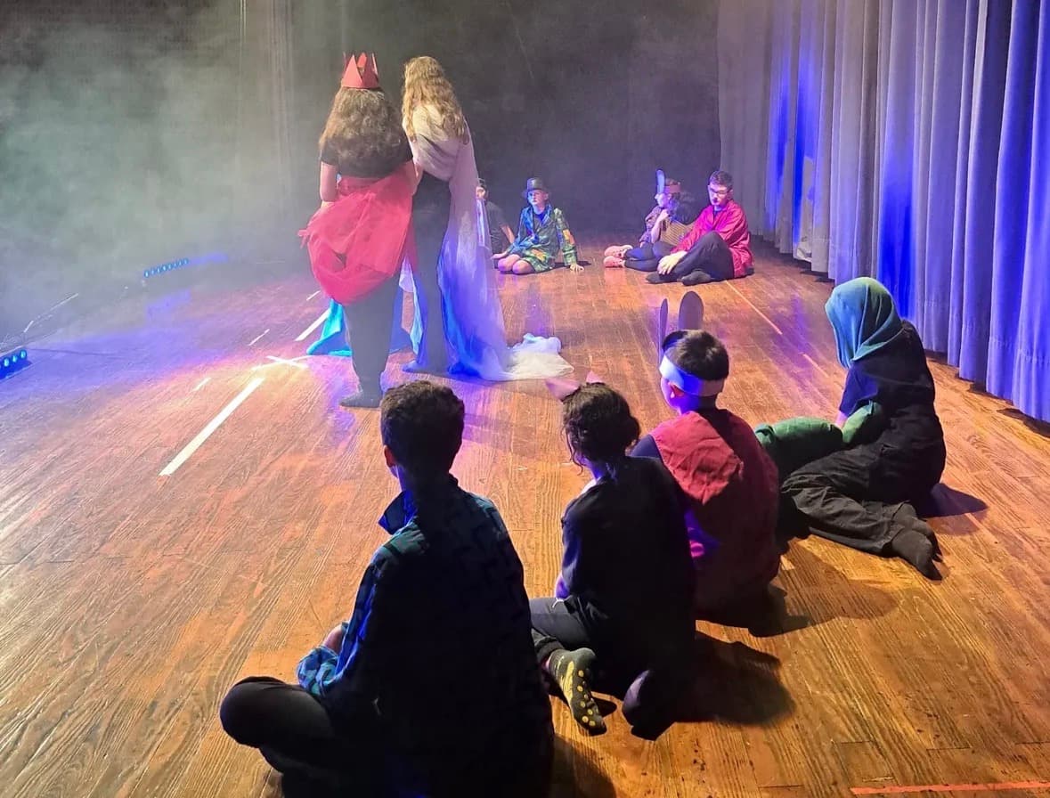 Spettacolo teatrale in scena